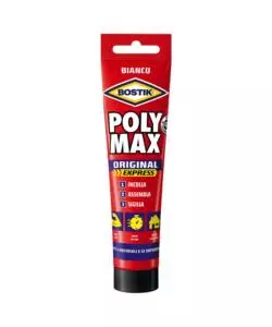 SIGILLANTE TRASPARENTE BOSTIK "POLY MAX ORIGINAL EXPRESS" 3 IN 1  - 165 GR